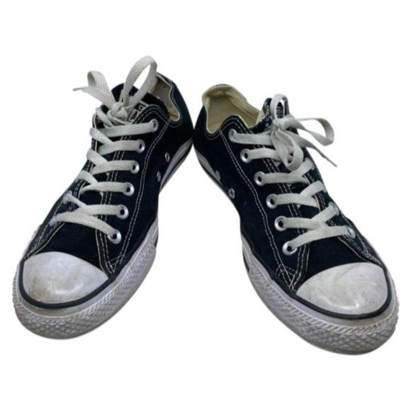 Converse Other - CONVERSE Sneakers Black White Women's Size 7.5